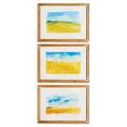 Countryside Landscape Prints, Set of 3