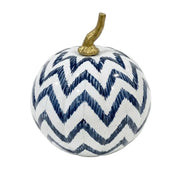 Navy Chevron Pumpkin