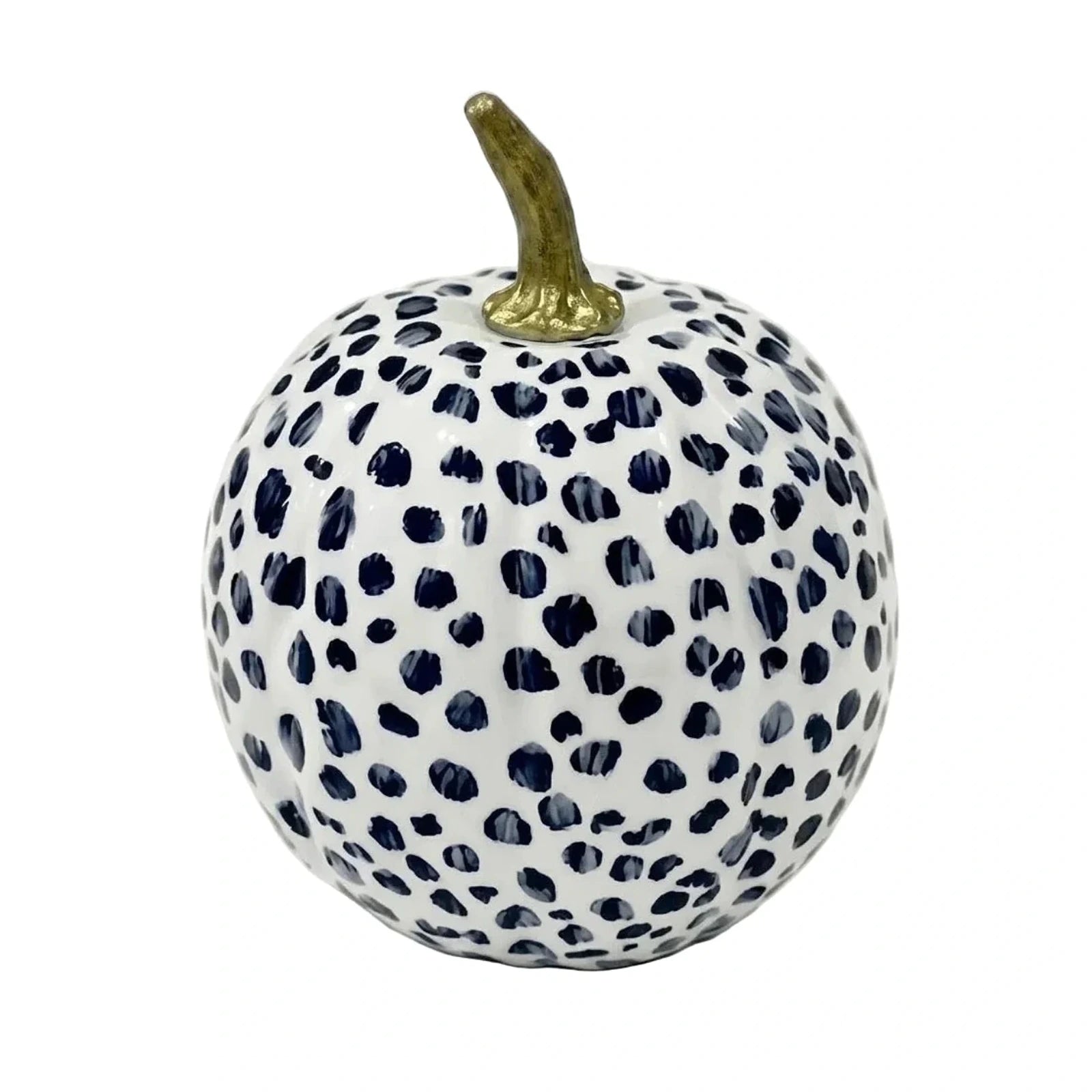 Navy Dotted Pumpkin