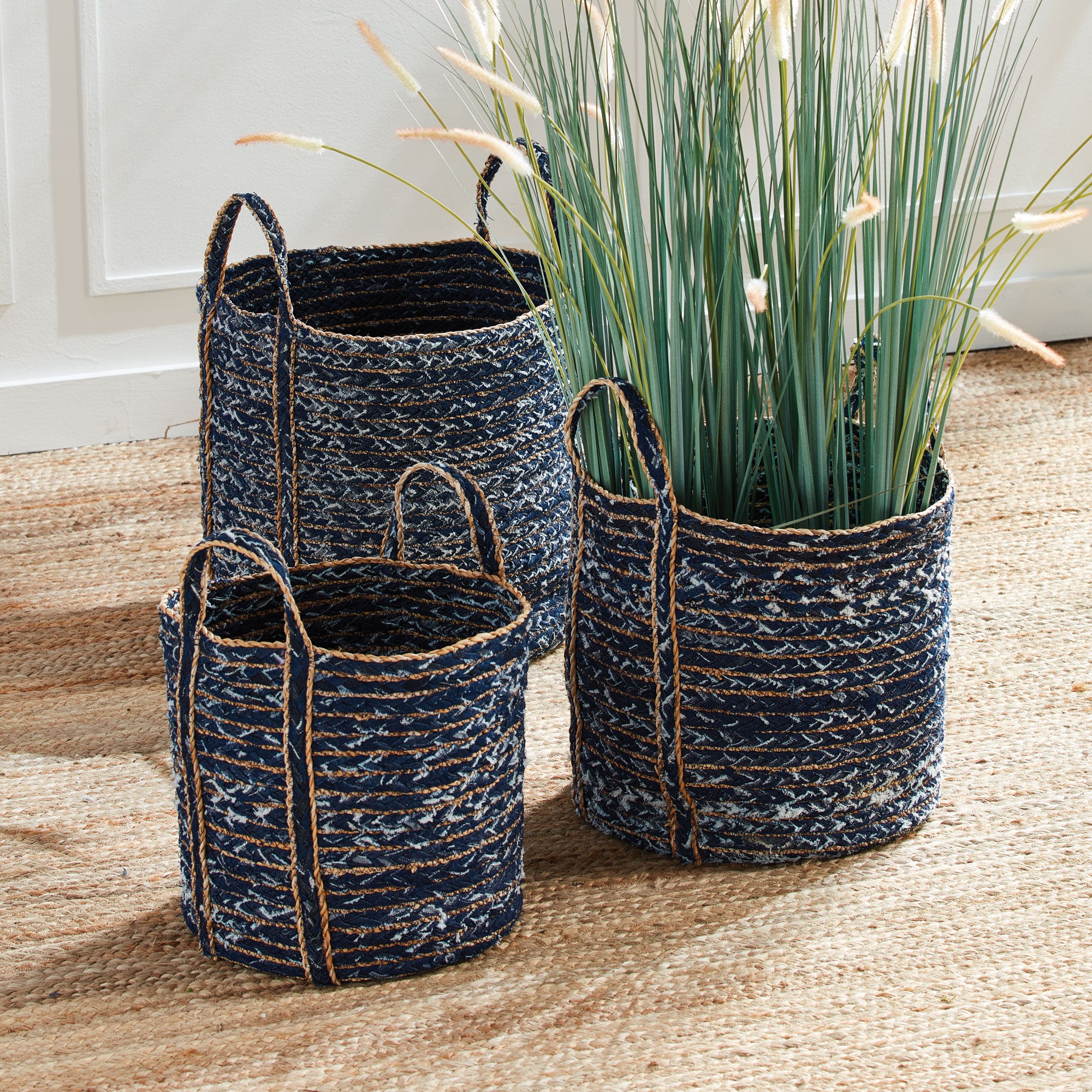 Danica Round Baskets, Set of 3