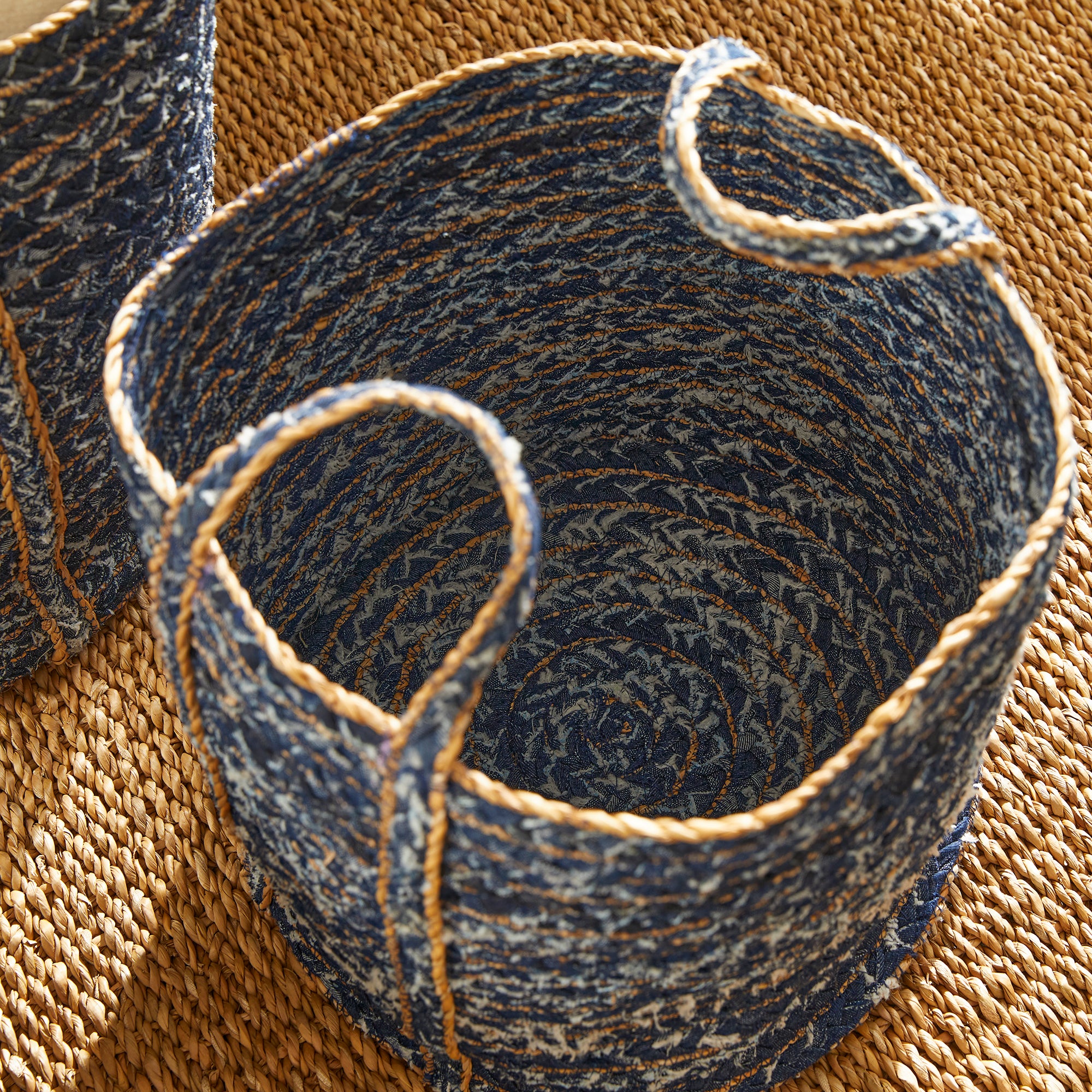 Danica Round Baskets, Set of 3