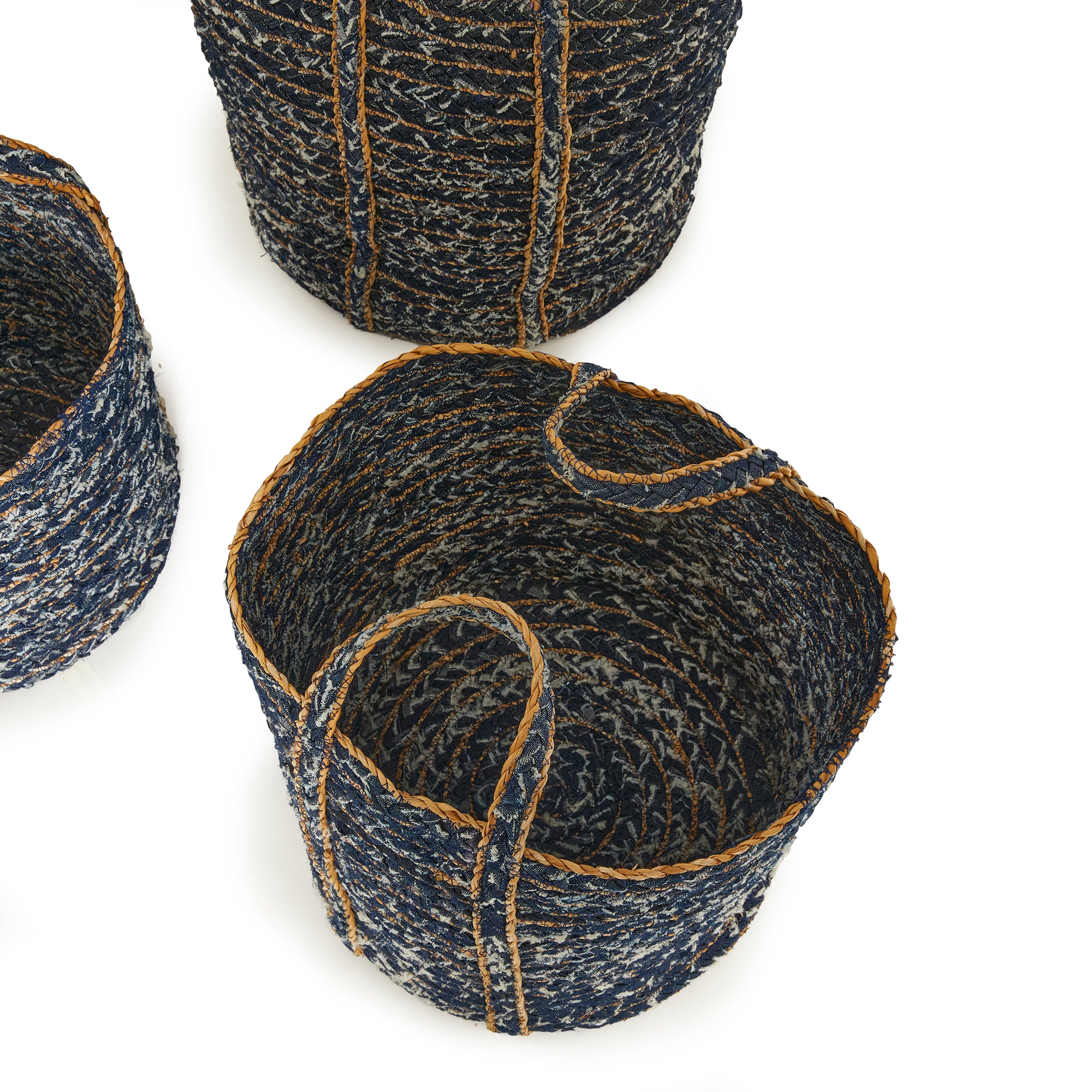Danica Round Baskets, Set of 3