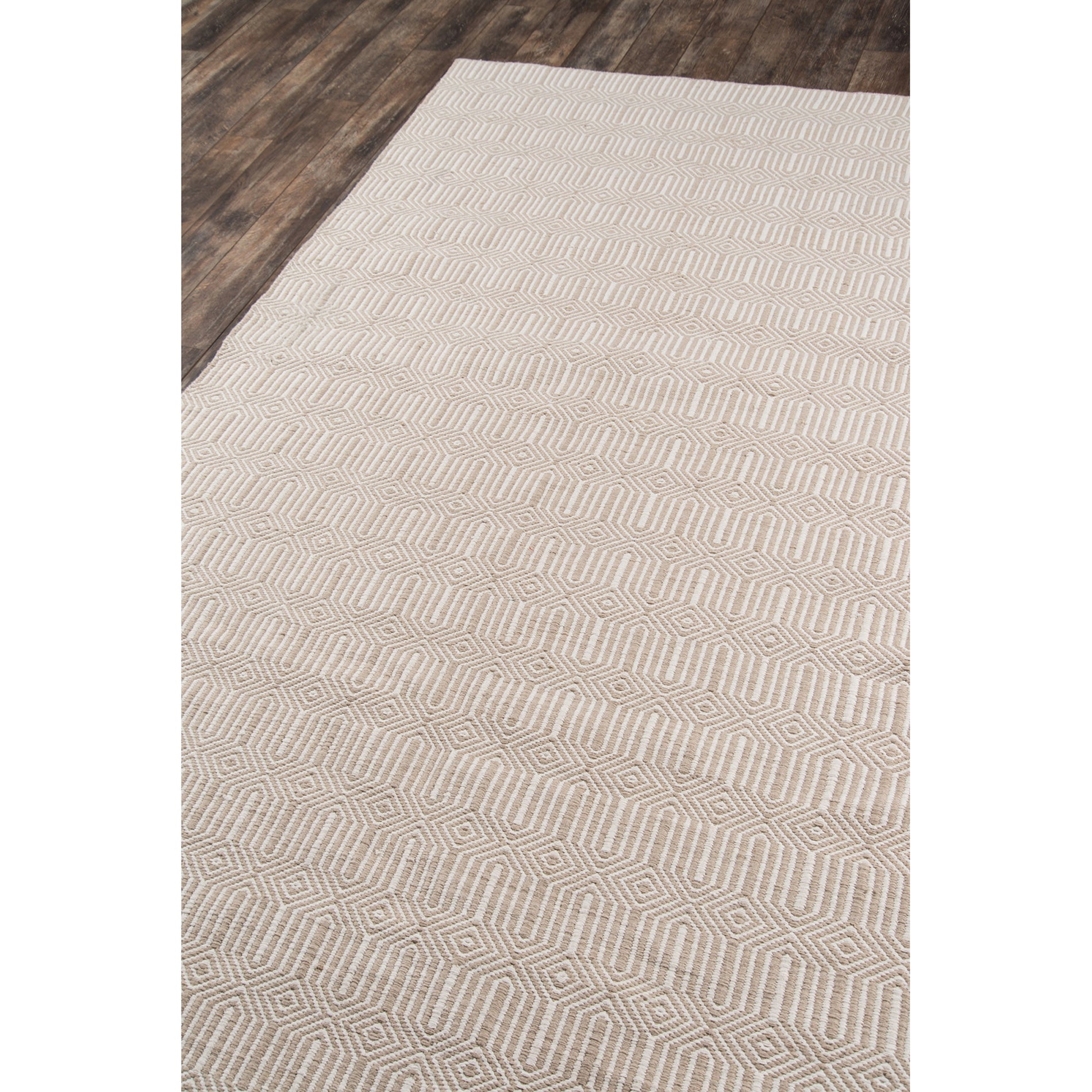 Erin Gates by Momeni Newton Holden Beige Hand Woven Recycled Plastic Indoor Outdoor Rug