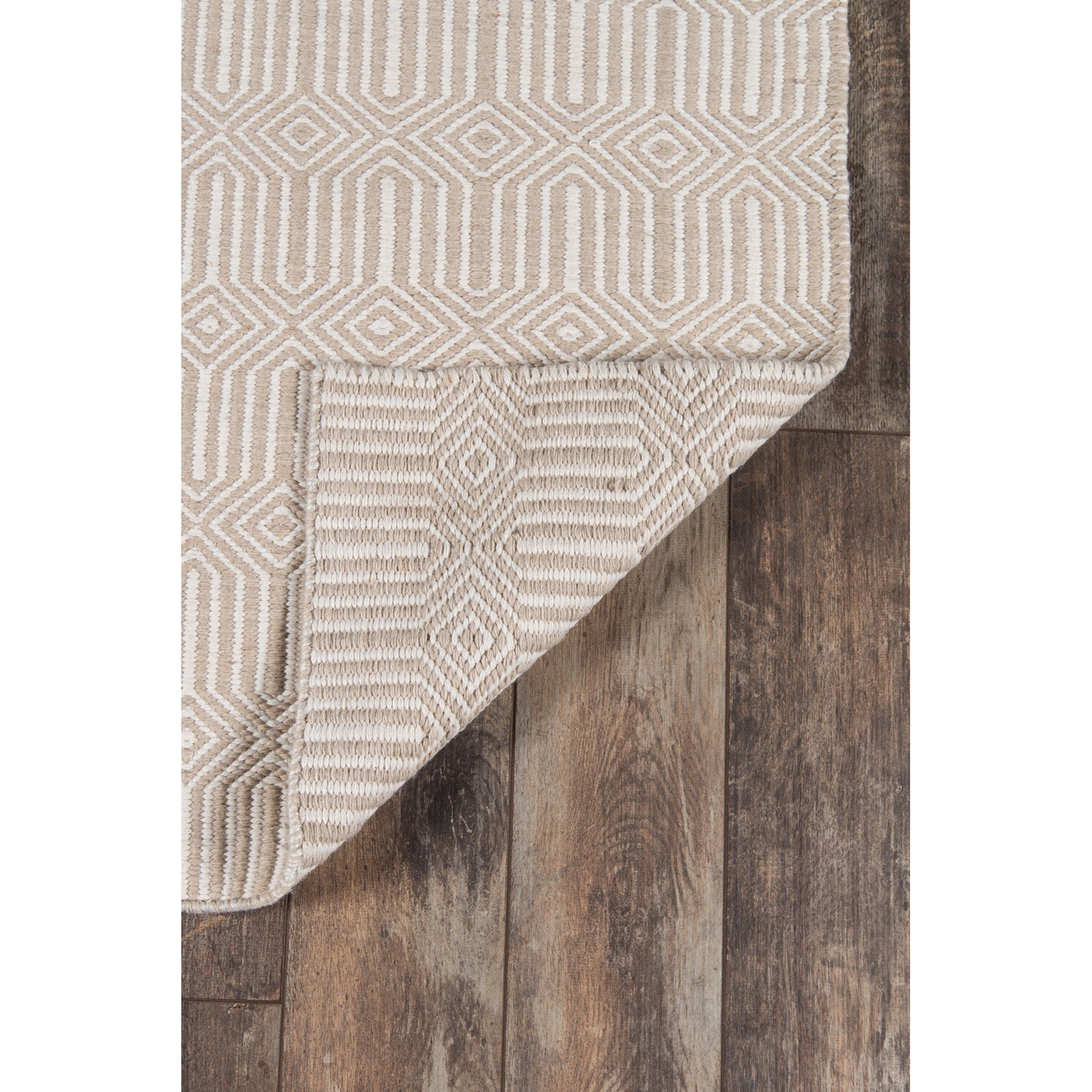 Erin Gates by Momeni Newton Holden Beige Hand Woven Recycled Plastic Indoor Outdoor Rug