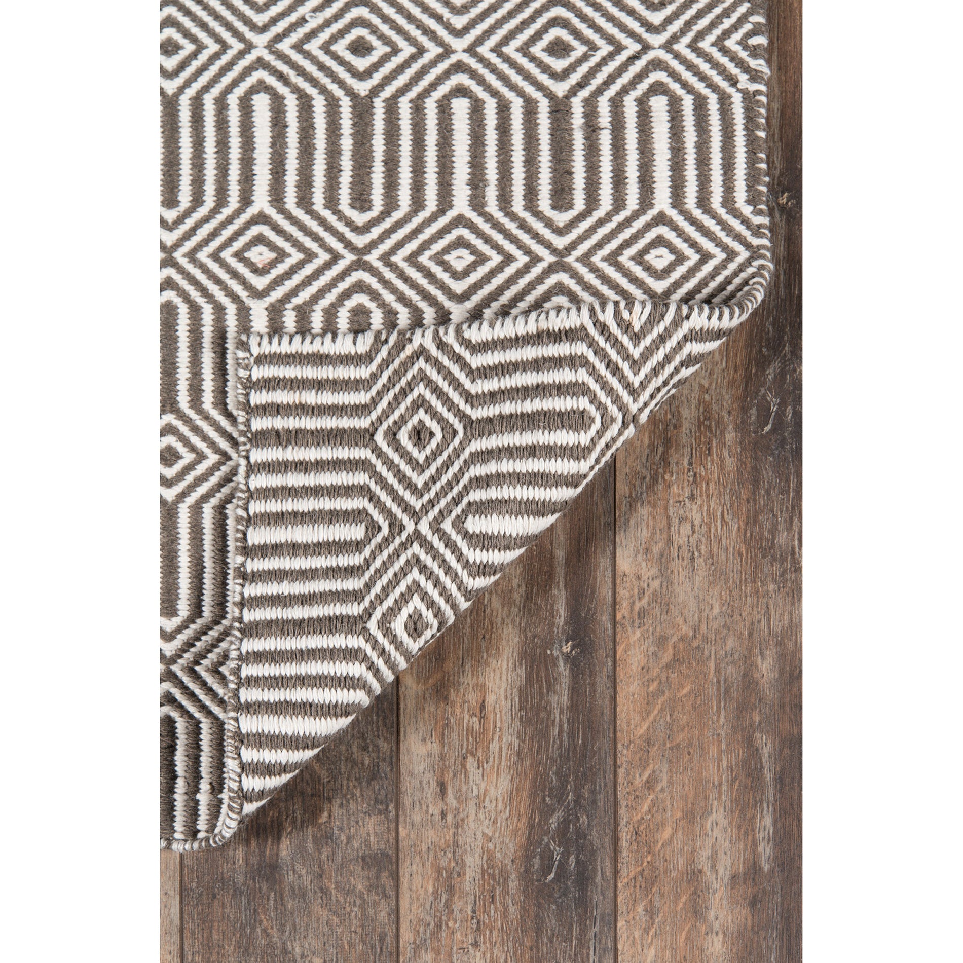 Erin Gates by Momeni Newton Holden Brown Hand Woven Recycled Plastic Indoor Outdoor Rug