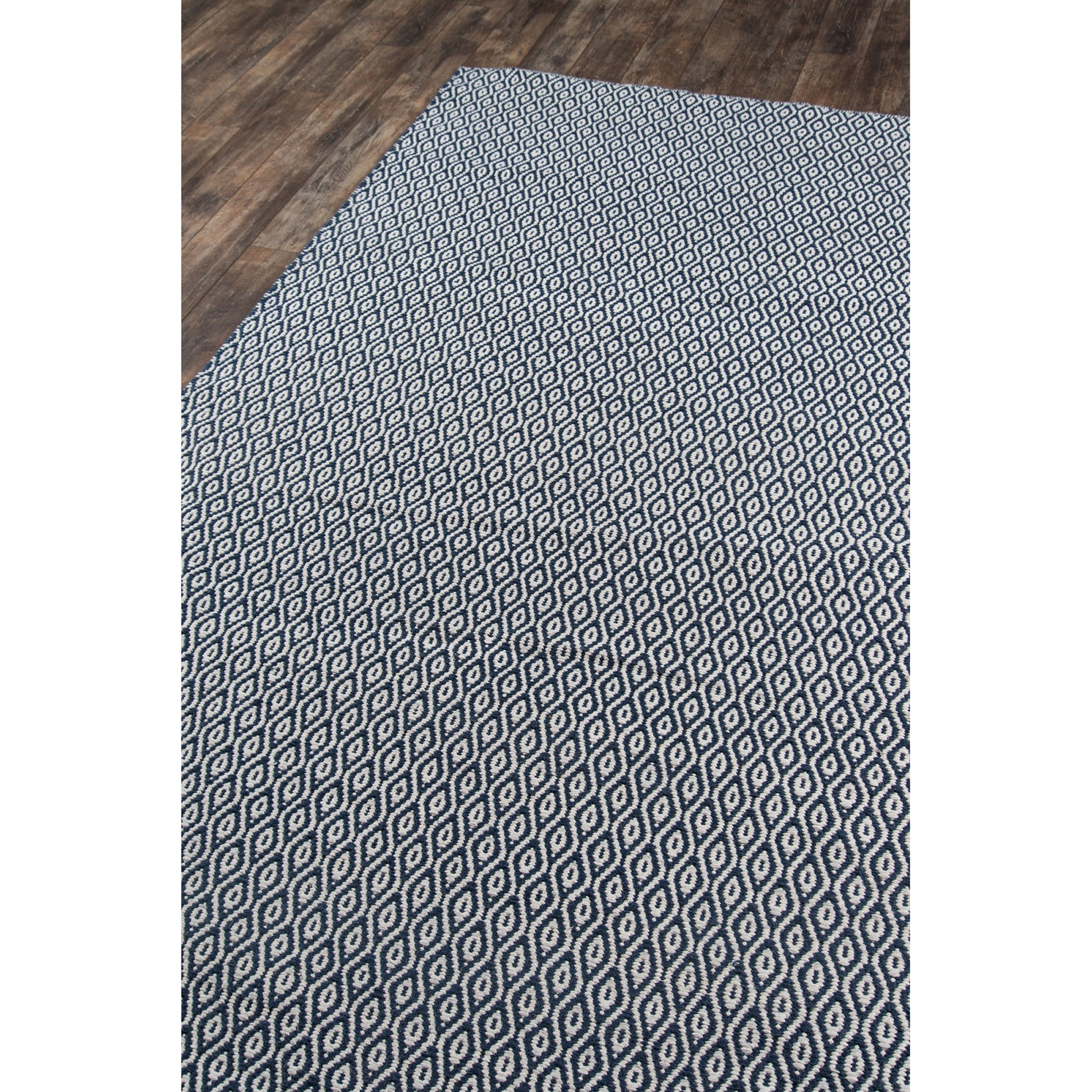 Erin Gates by Momeni Newton Davis Navy Hand Woven Recycled Plastic Indoor Outdoor Rug