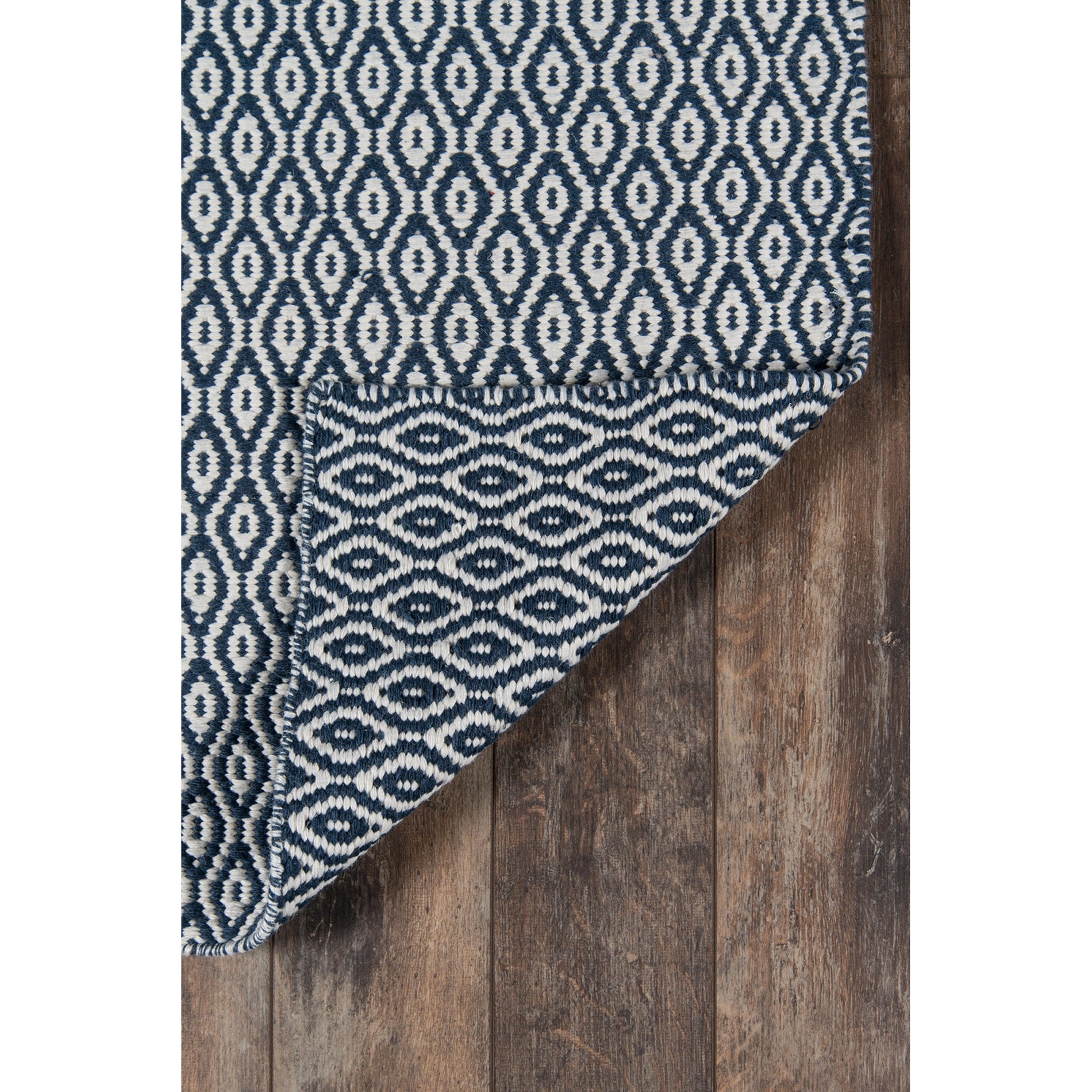 Erin Gates by Momeni Newton Davis Navy Hand Woven Recycled Plastic Indoor Outdoor Rug