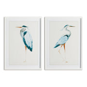 Azura Blue Heron Prints Set of 2