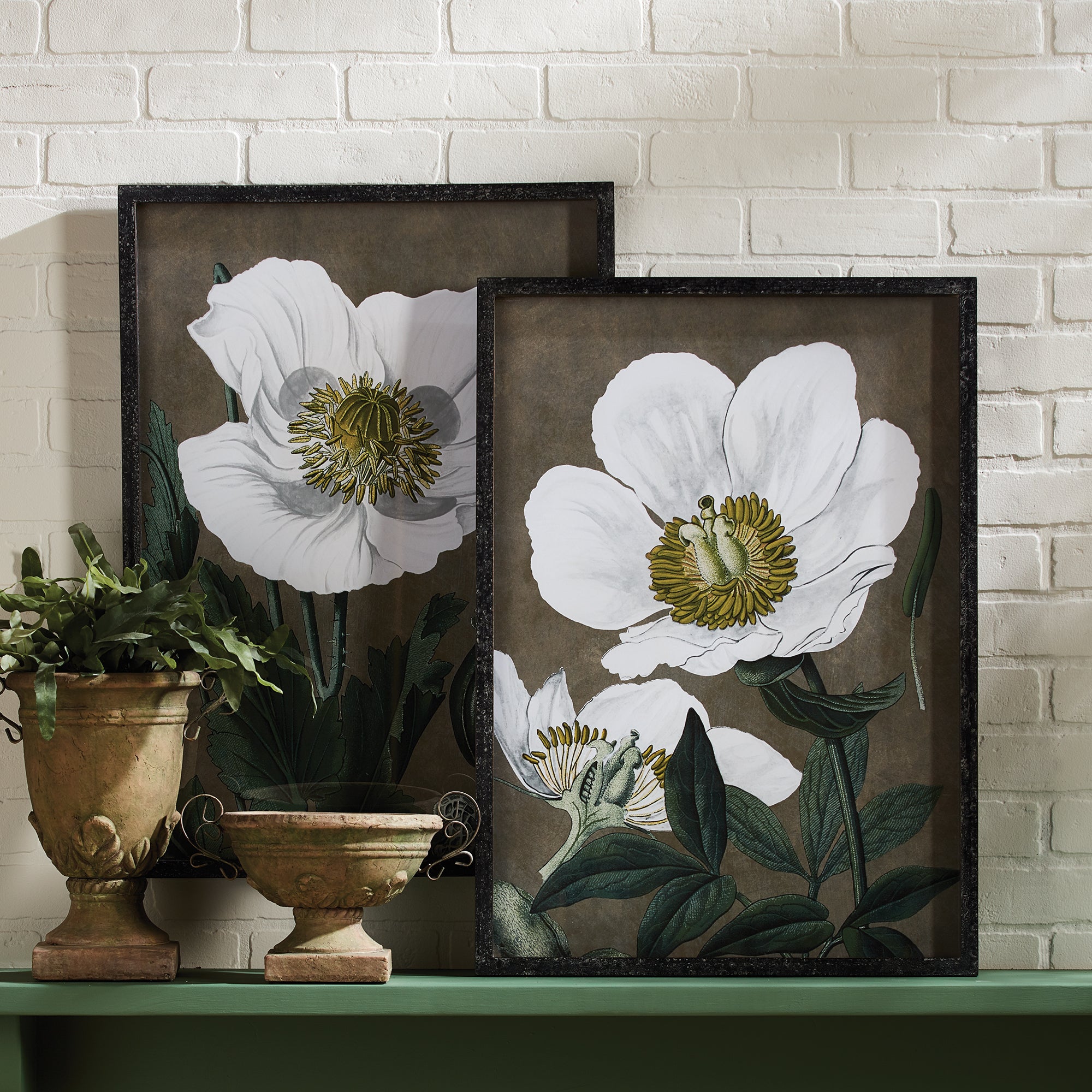 Poppy Flora Prints, Set of 2
