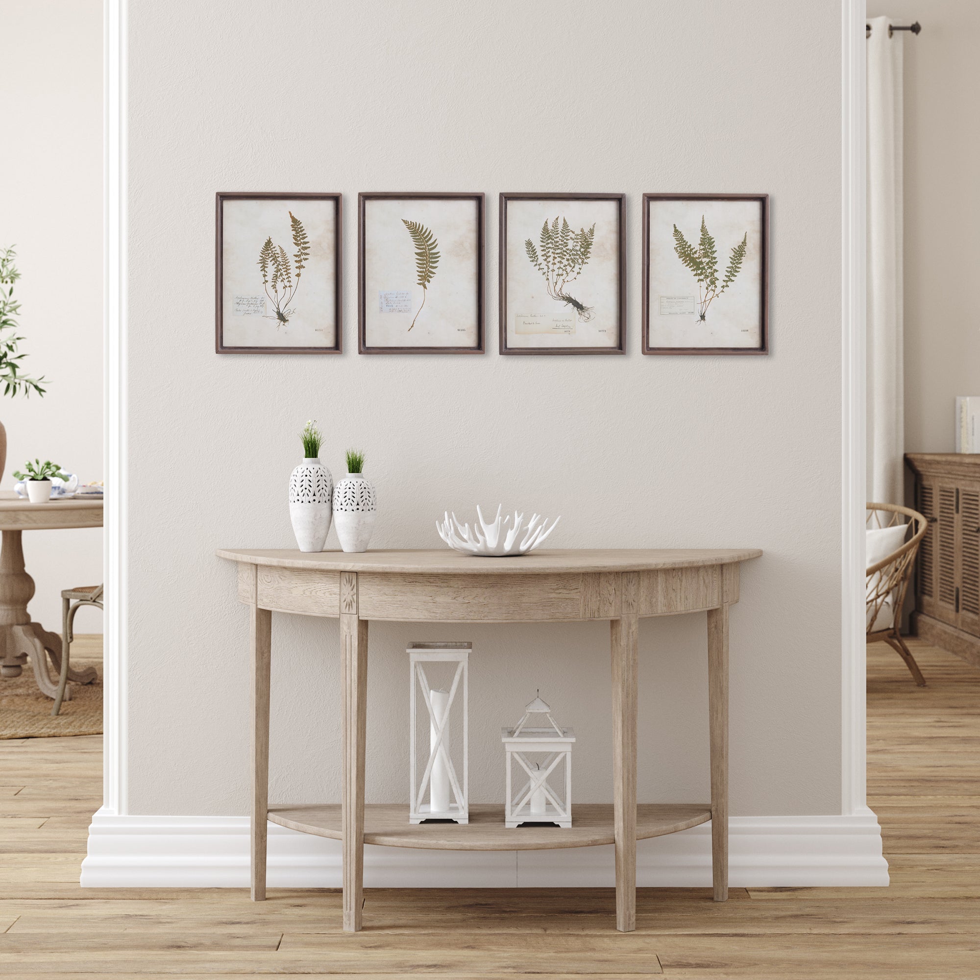 Petite Fern Prints, Set of 4