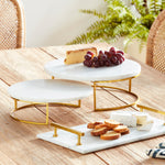 VIENNA SERVING STANDS, SET OF 2