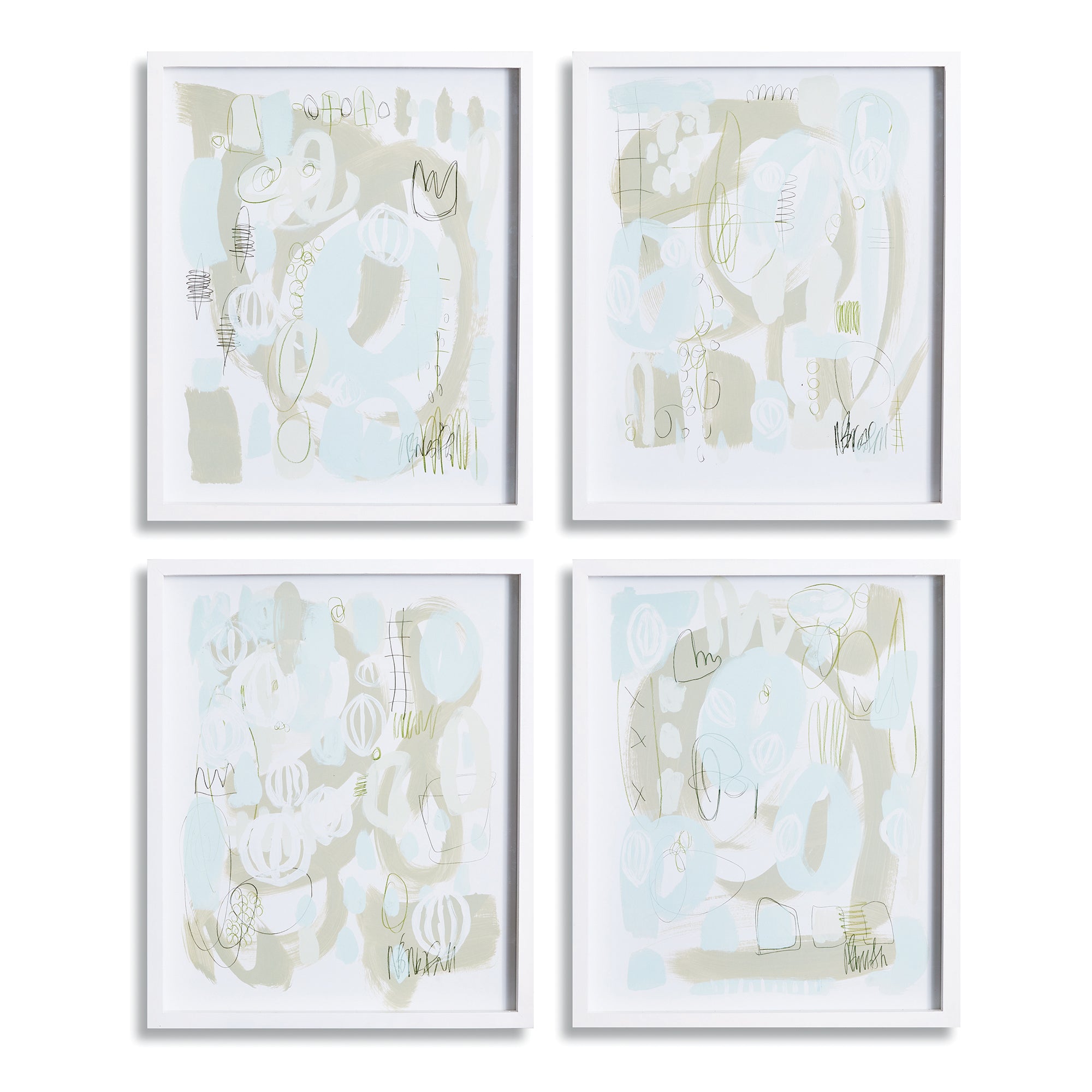 Chavira Bacchus Prints, Set of 4