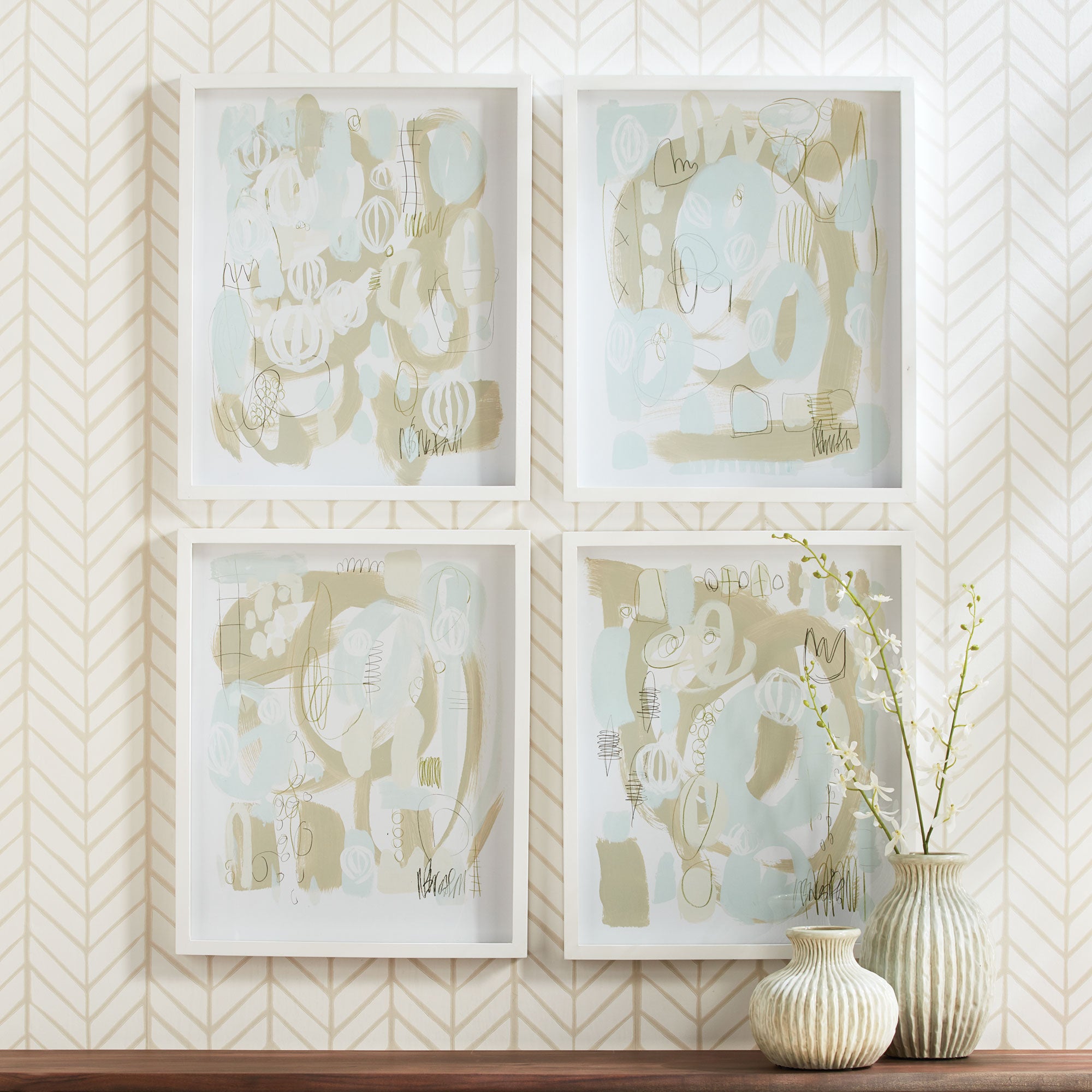 Chavira Bacchus Prints, Set of 4