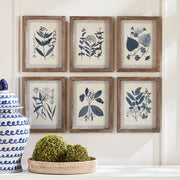 Azura Leaf Petite Prints Set of 6