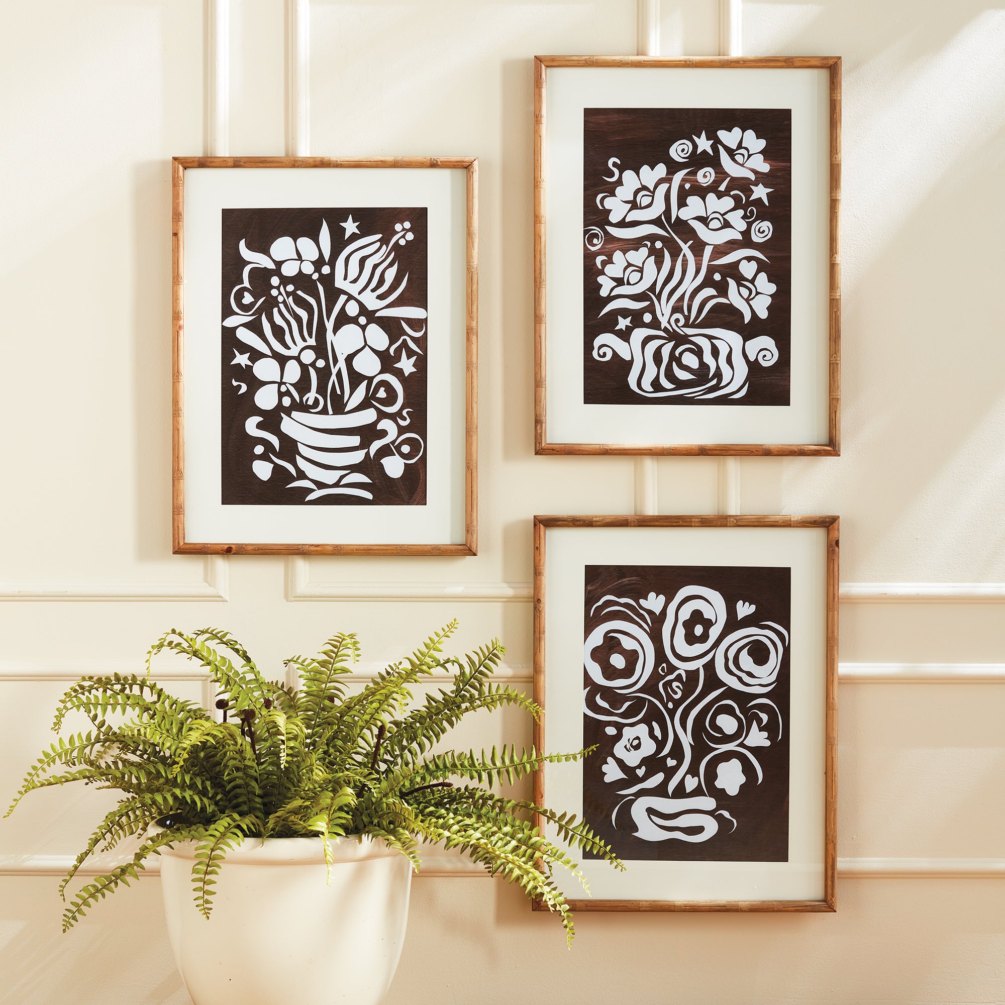 Cerveny Dare to Dance Prints, Set of 3