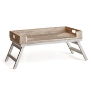Zoe Rattan Lap Tray Table