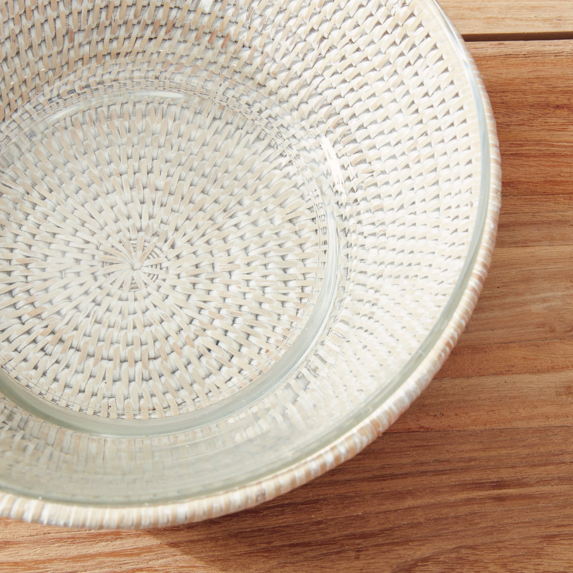 Zoe Rattan Serving Bowl