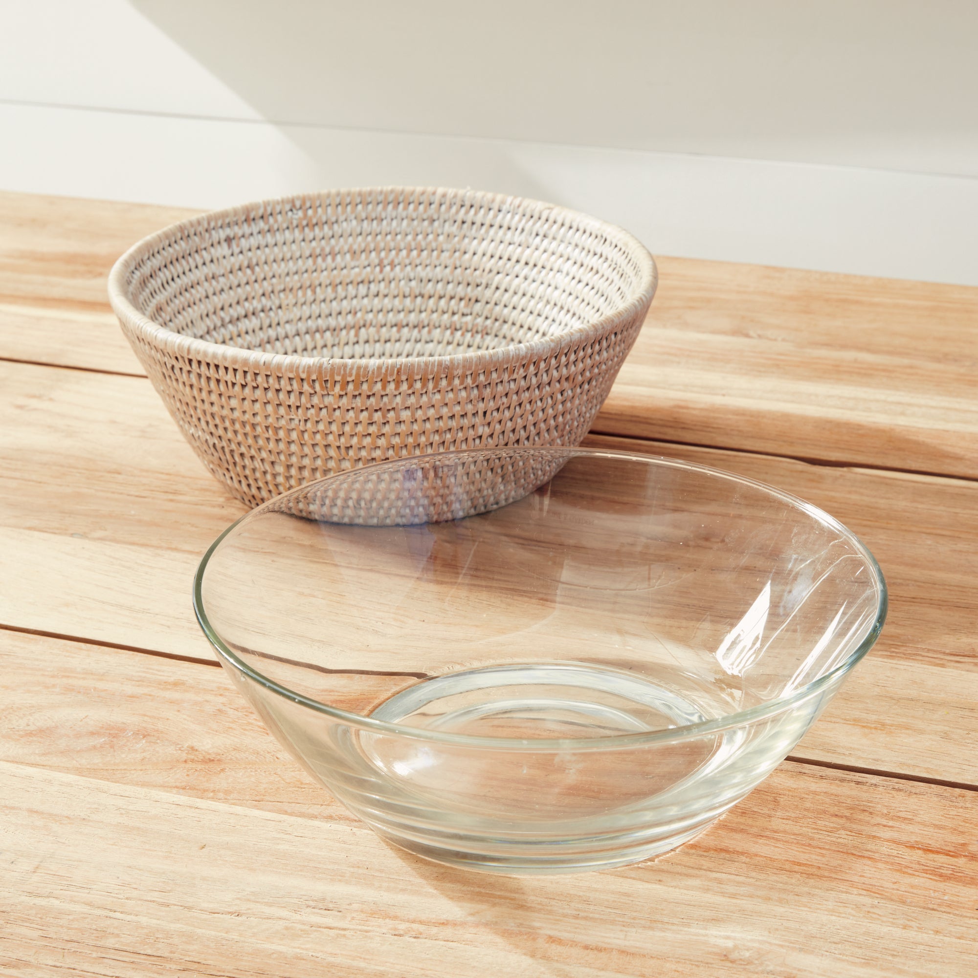 Zoe Rattan Serving Bowl