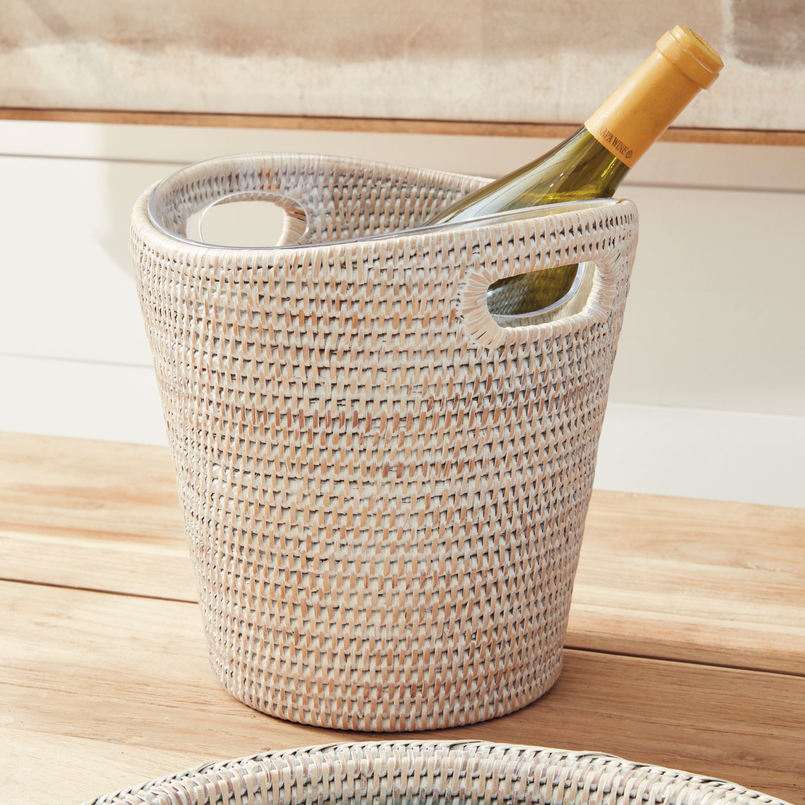 Zoe Rattan Beverage Tub Small