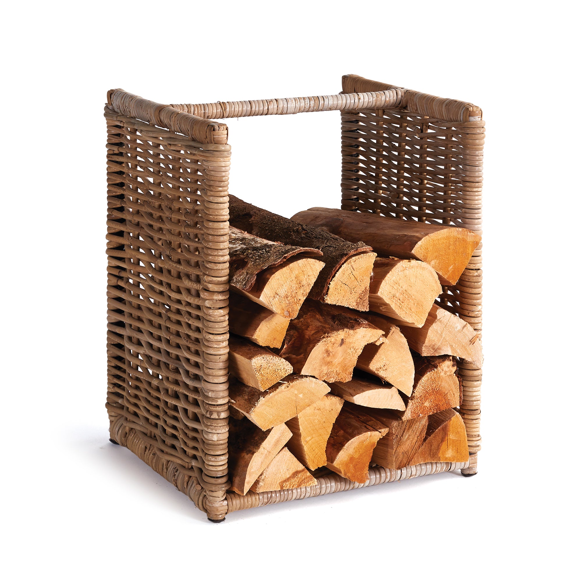 Darya Rattan Log Basket