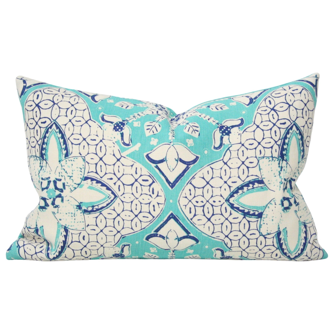 New Batik Turquoise and Navy (Last Chance)