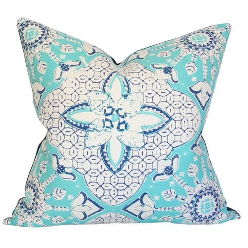 New Batik Turquoise and Navy (Last Chance)