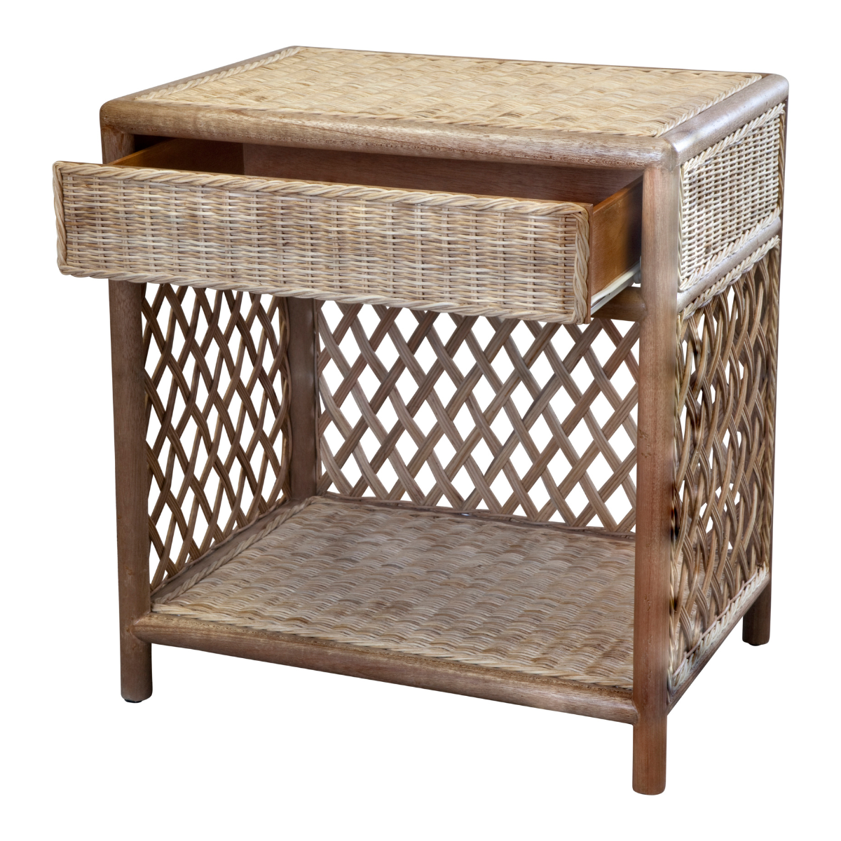 Trellis Bedside Table