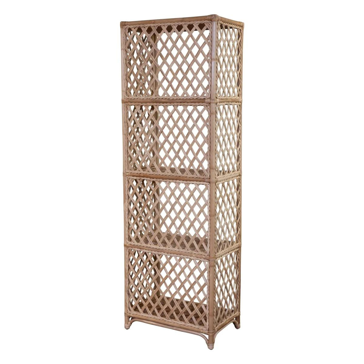 Coastal Lattice Etagere