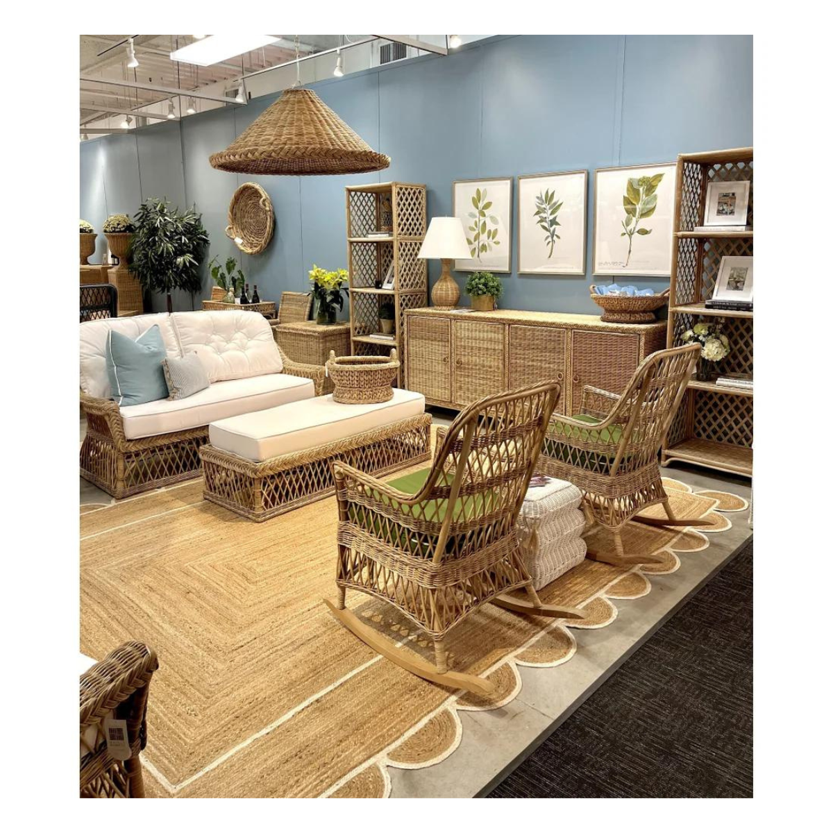 Rosemary Coast Ottoman