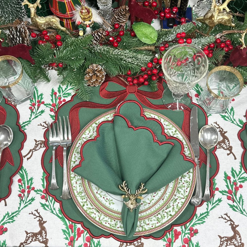 Beau Placemat - Green (Set of 4)