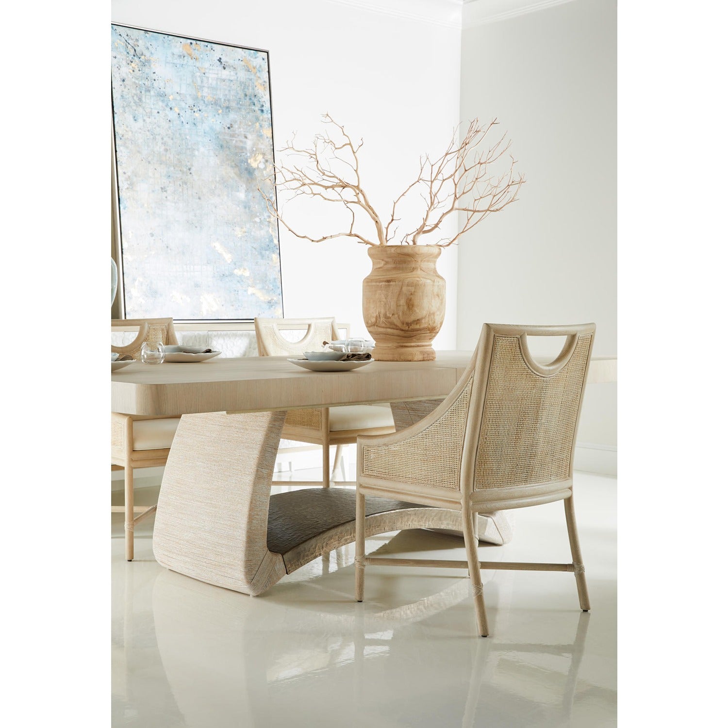 Swell Danish Cord Dining Table 100"