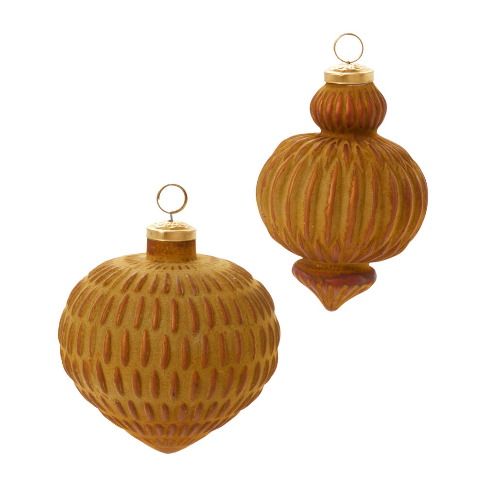 Nutmeg Ornament Set of 2