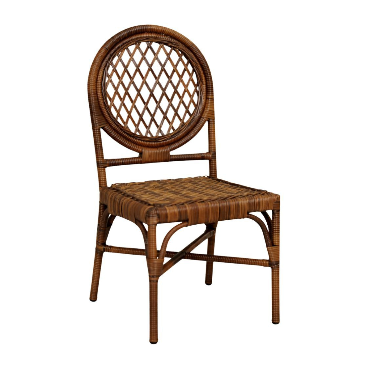 Outdoor Coastal Lattice Dining Chair