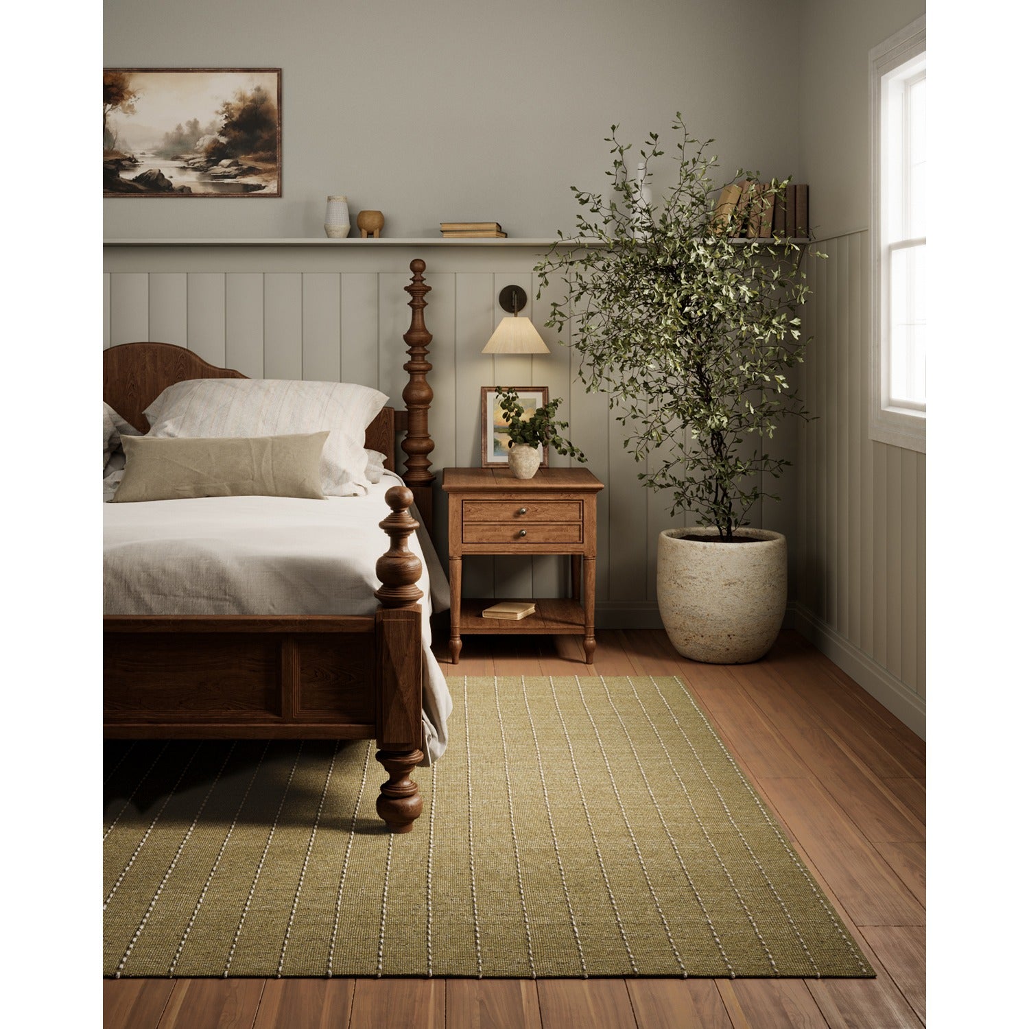 Oliver Linear Handloomed Rug