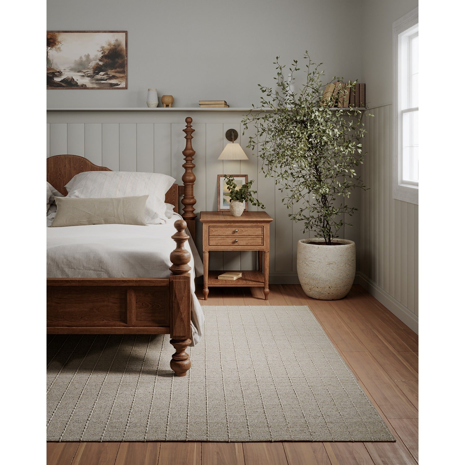 Oliver Linear Handloomed Rug