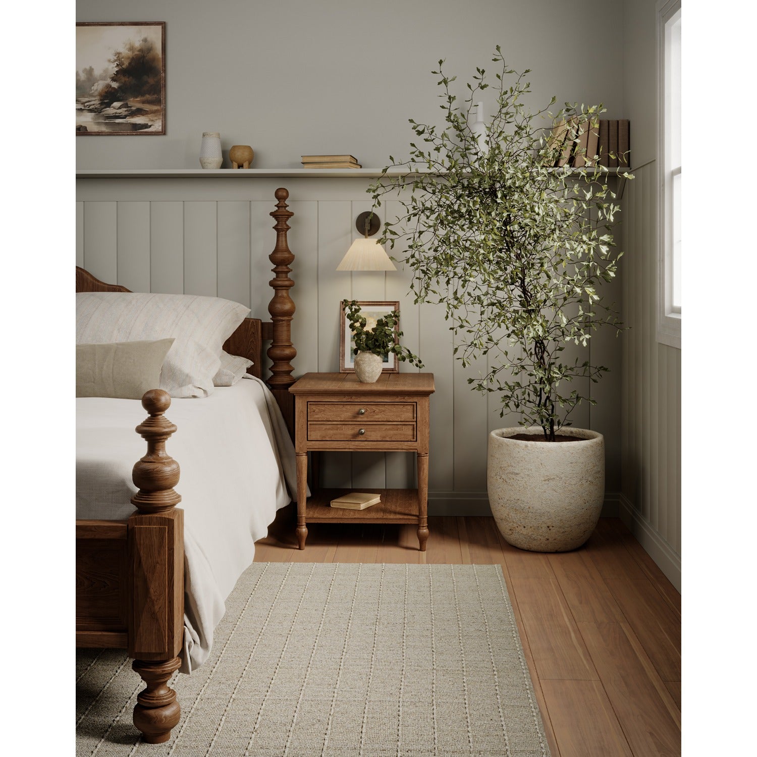 Oliver Linear Handloomed Rug