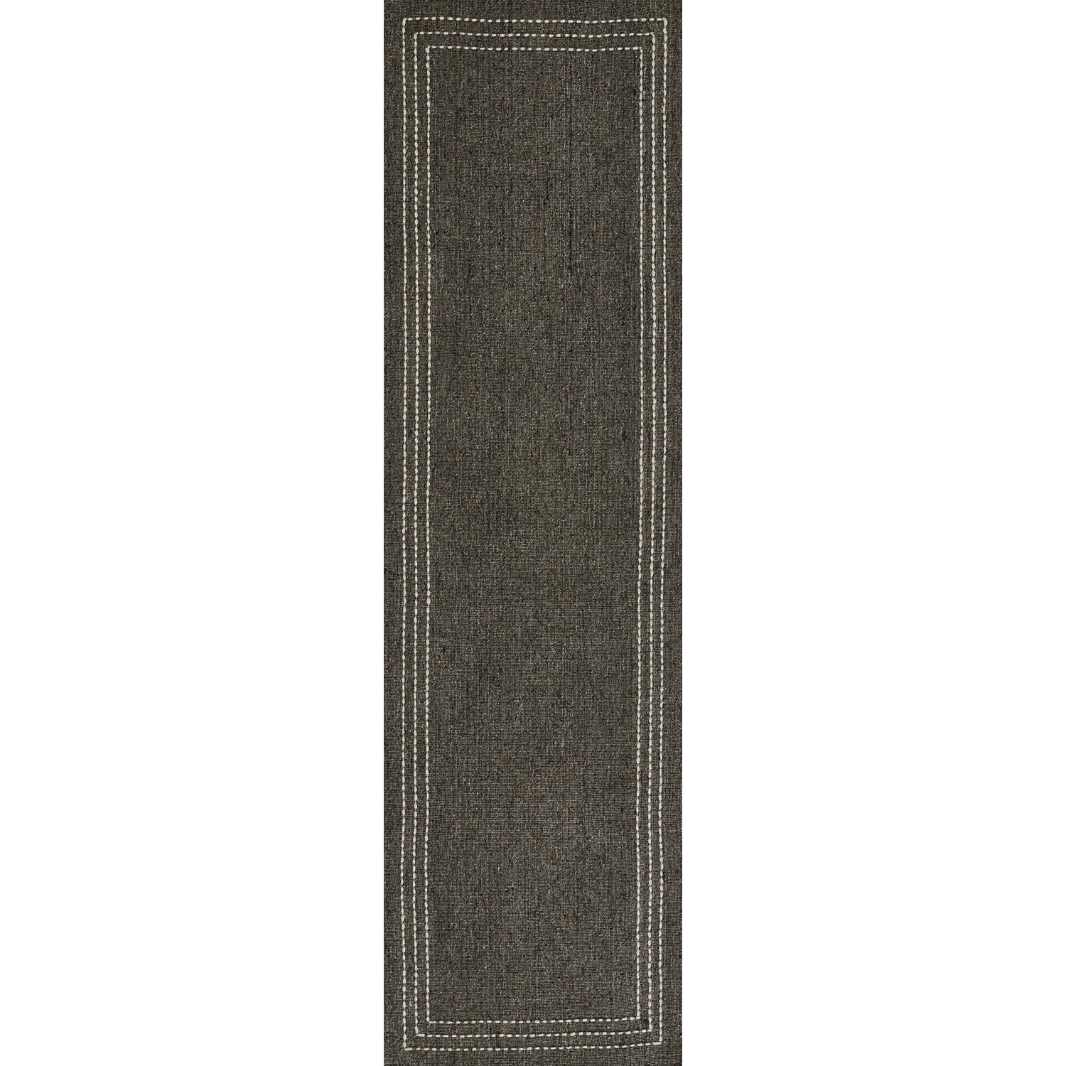 Oliver Stitched Border Handloomed Rug