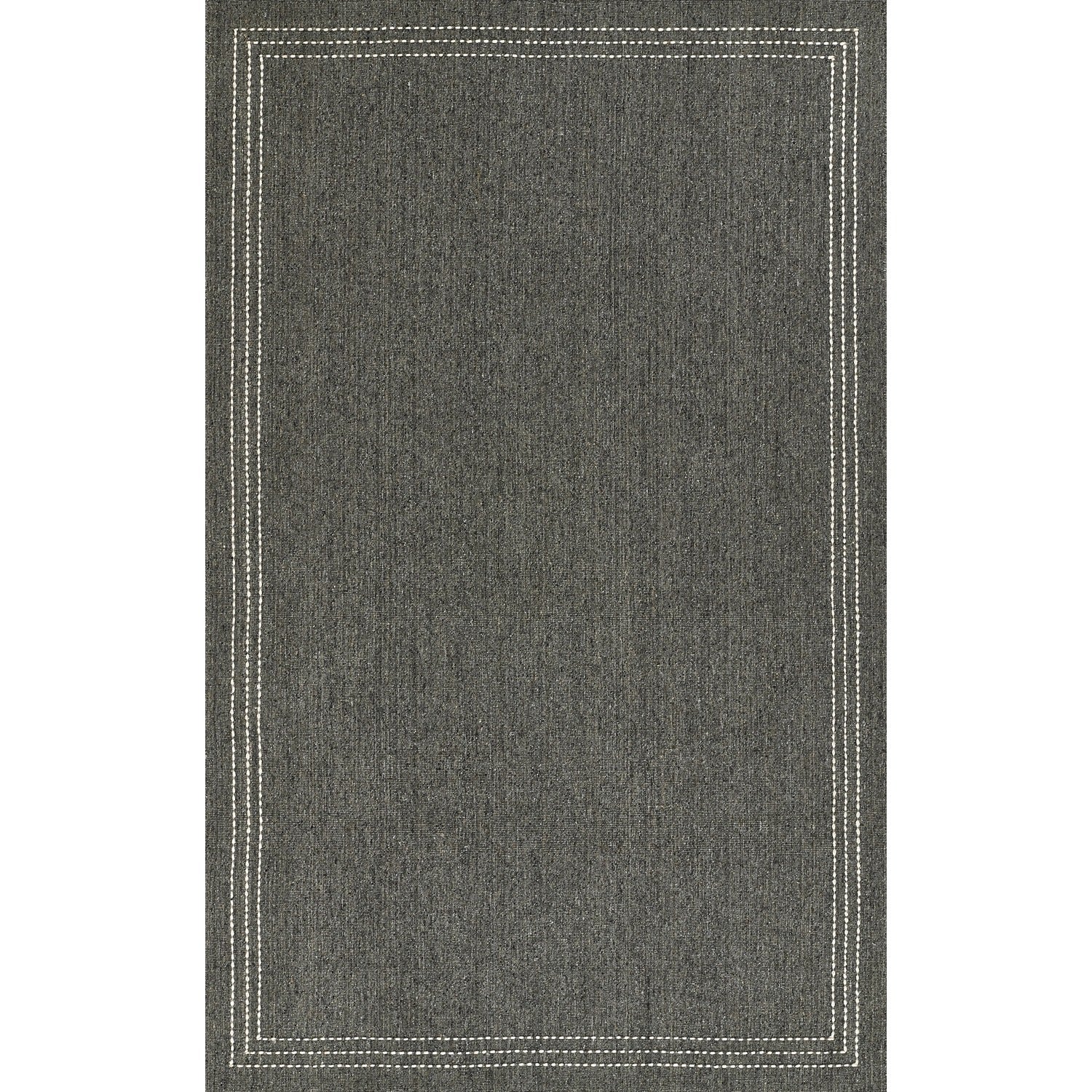 Oliver Stitched Border Handloomed Rug