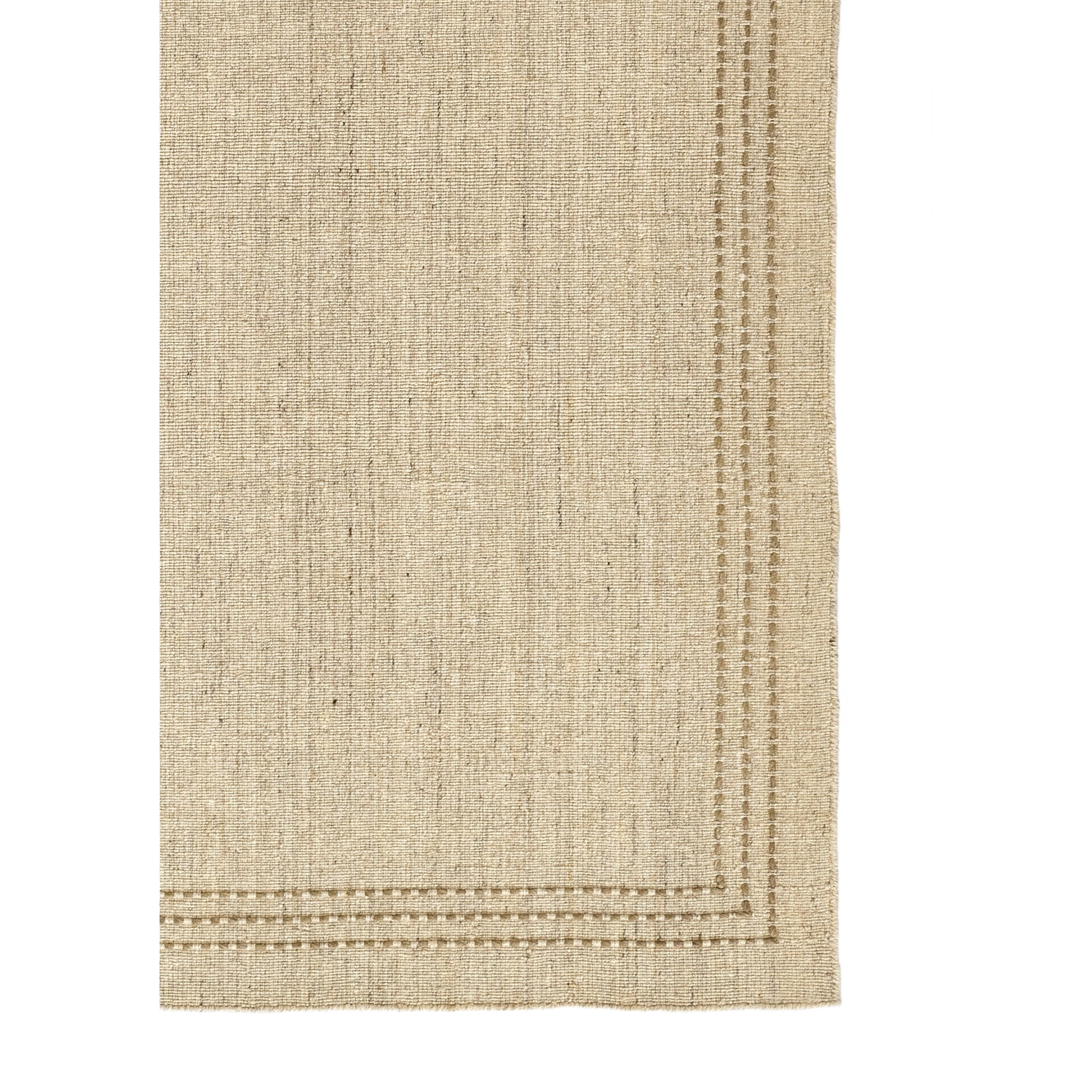 Oliver Stitched Border Handloomed Rug