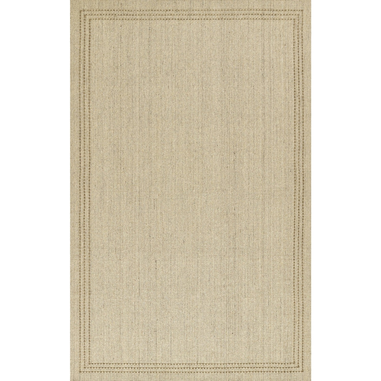 Oliver Stitched Border Handloomed Rug