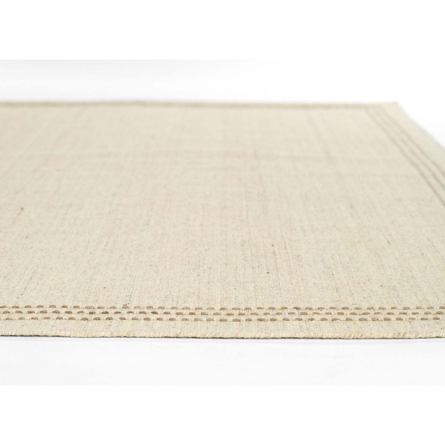 Oliver Stitched Border Handloomed Rug