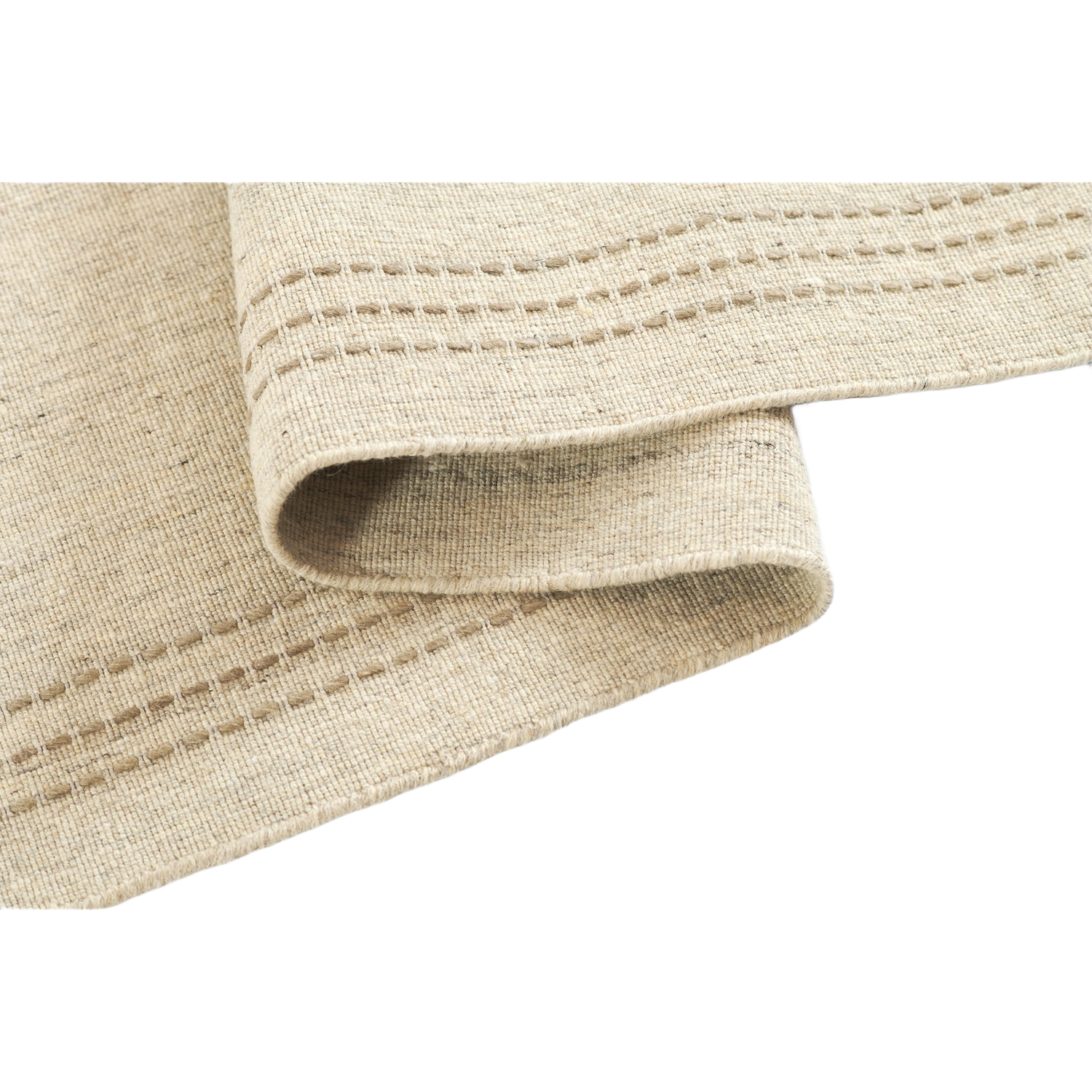 Oliver Stitched Border Handloomed Rug