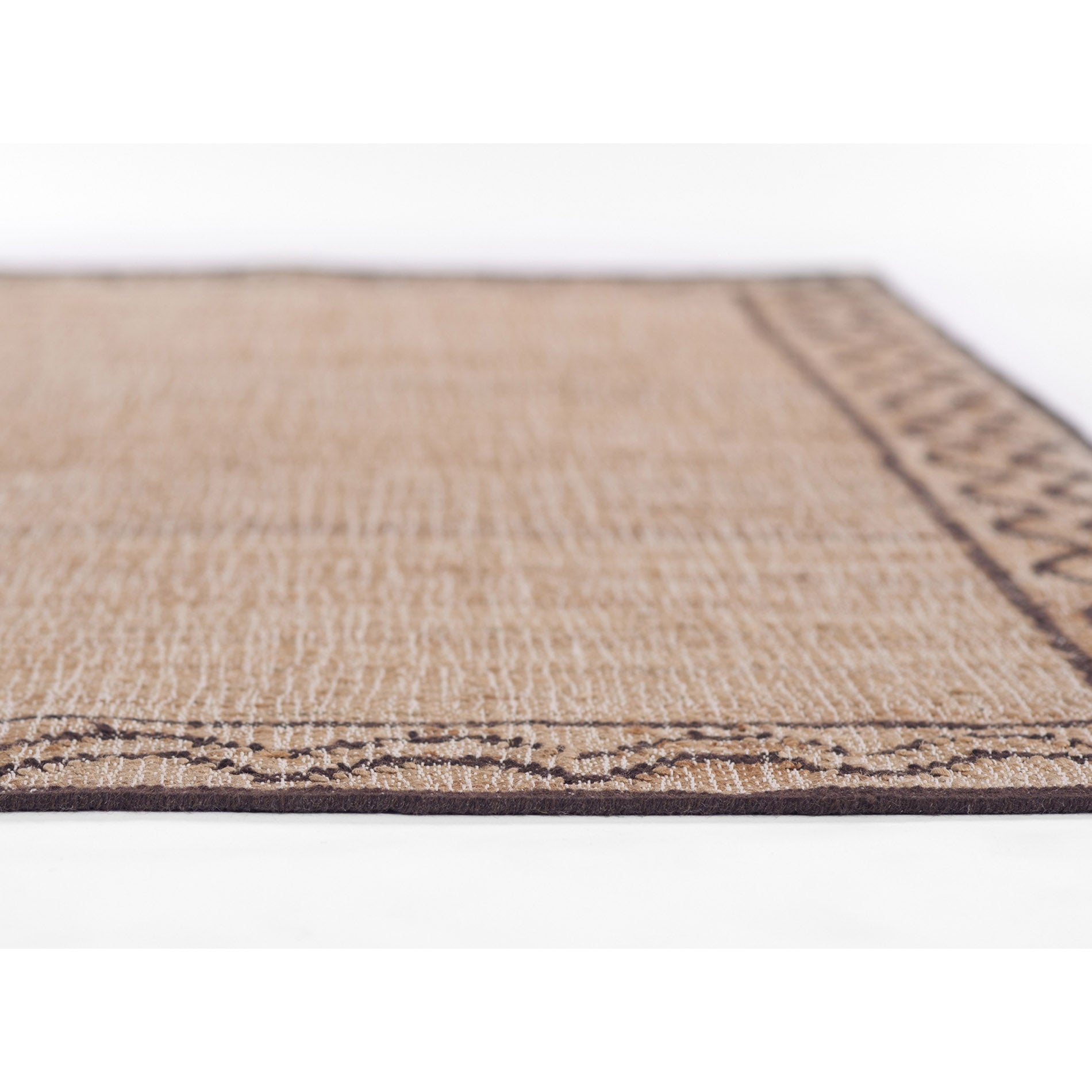 Erin Gates by Momeni Orchard Ripple Brown Hand Woven Wool and Jute Area Rug