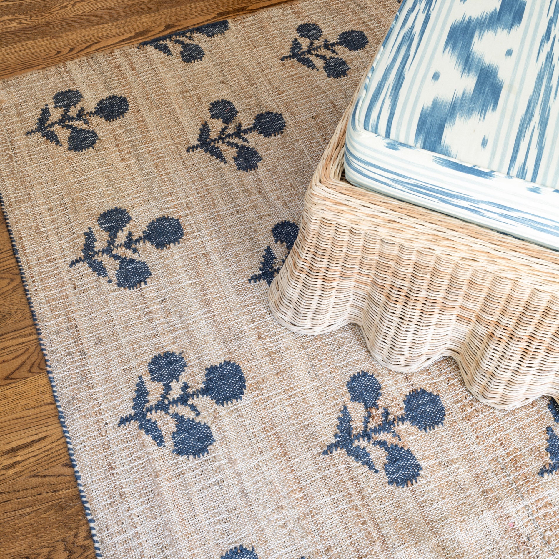 Erin Gates by Momeni Orchard Bloom Hand Woven Wool and Jute Area Rug