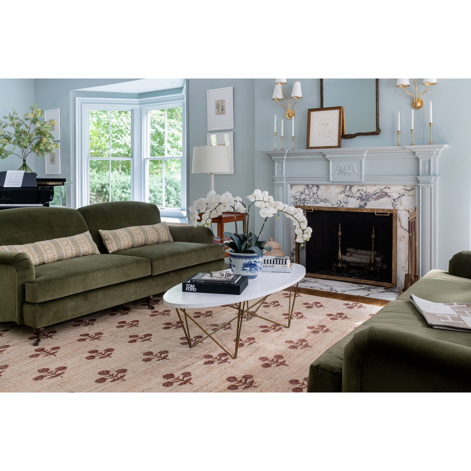 Erin Gates by Momeni Orchard Bloom Hand Woven Wool and Jute Area Rug
