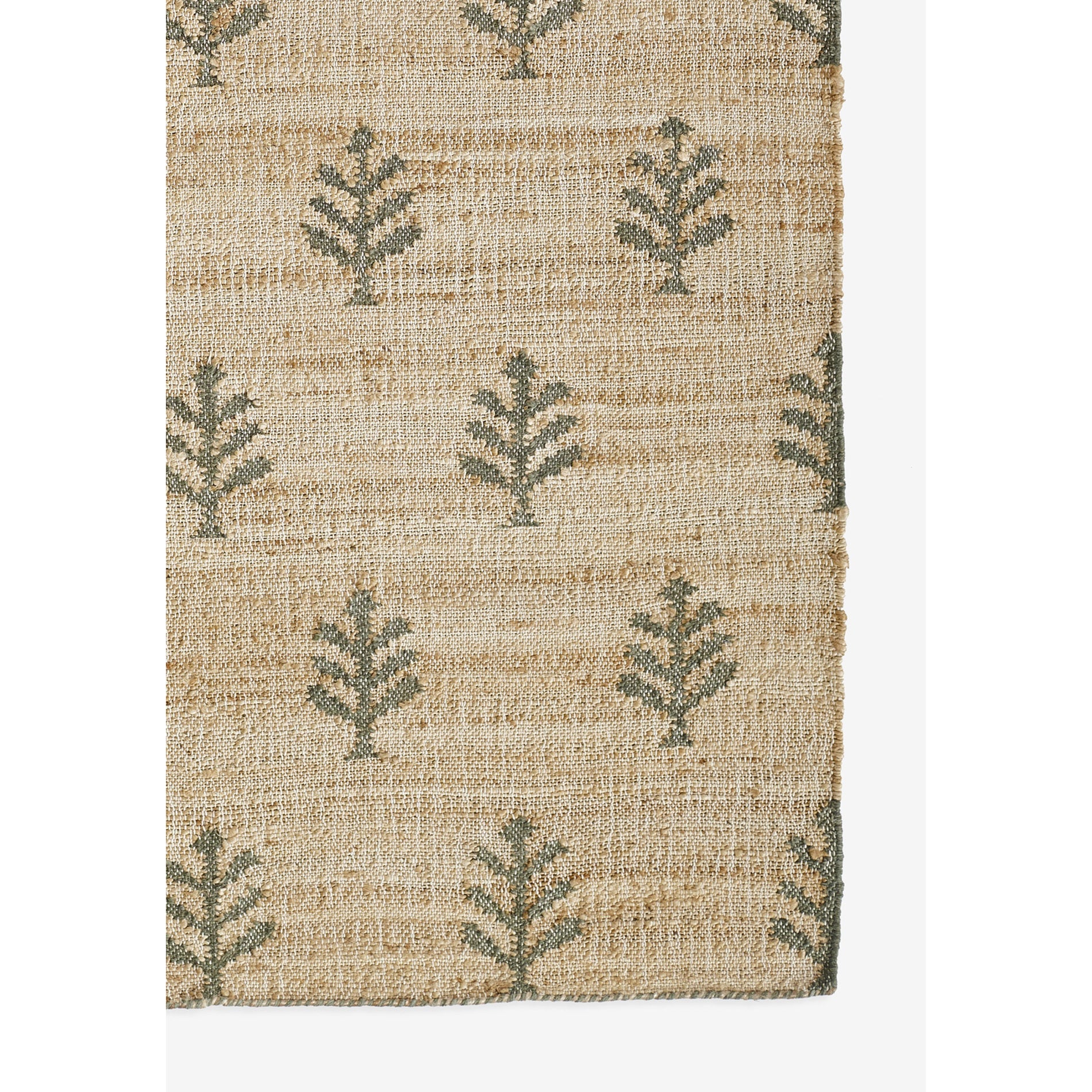 Erin Gates by Momeni Orchard Verdure Natural Hand Woven Wool and Jute Area Rug