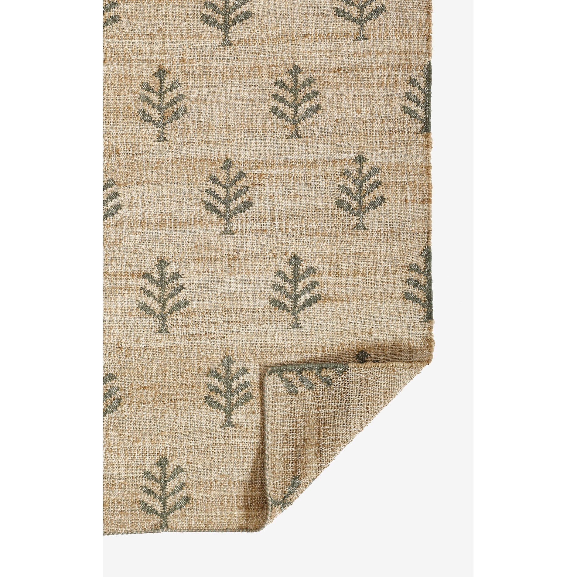 Erin Gates by Momeni Orchard Verdure Natural Hand Woven Wool and Jute Area Rug