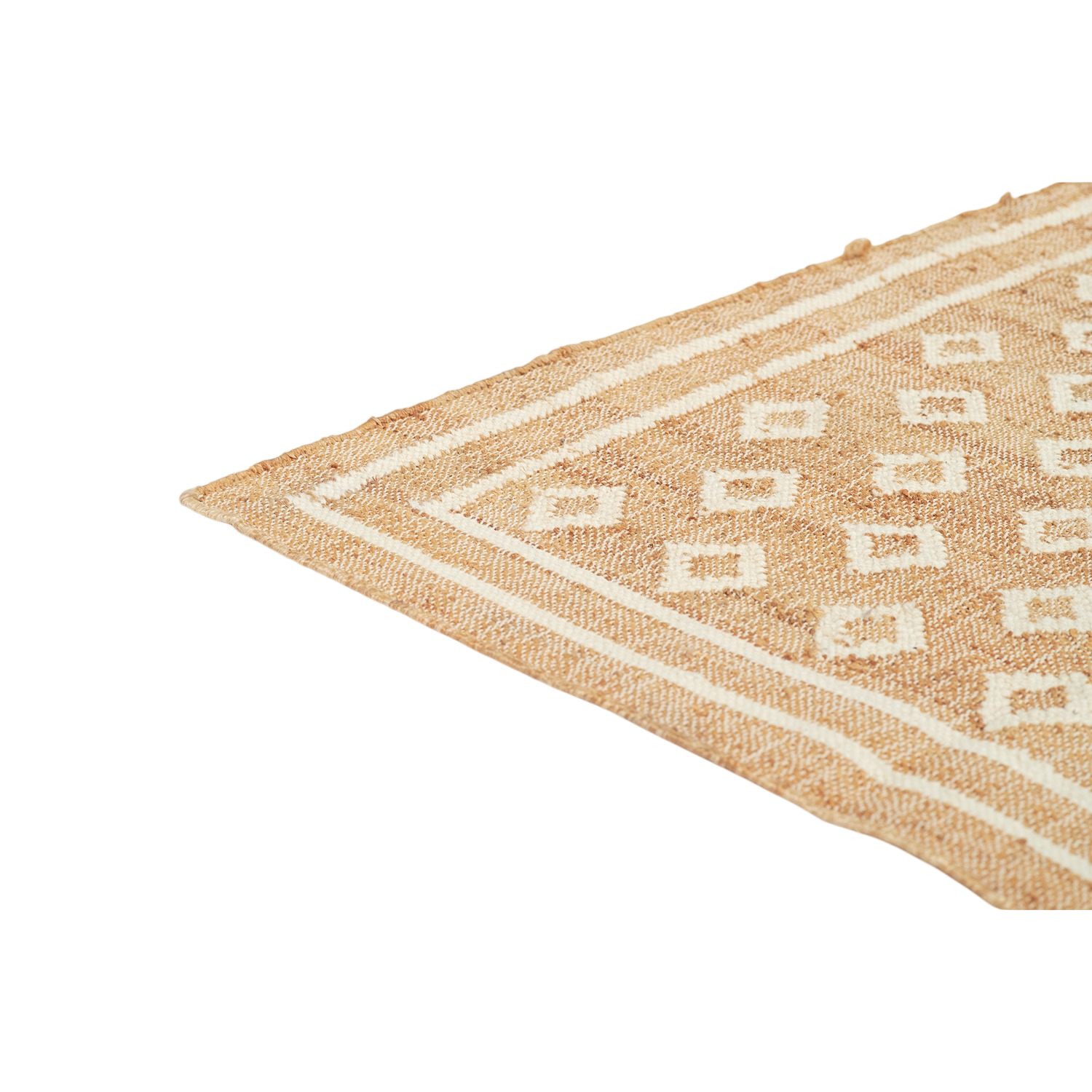 Erin Gates by Momeni Orchard Tiny Diamond Natural Hand Woven Rug