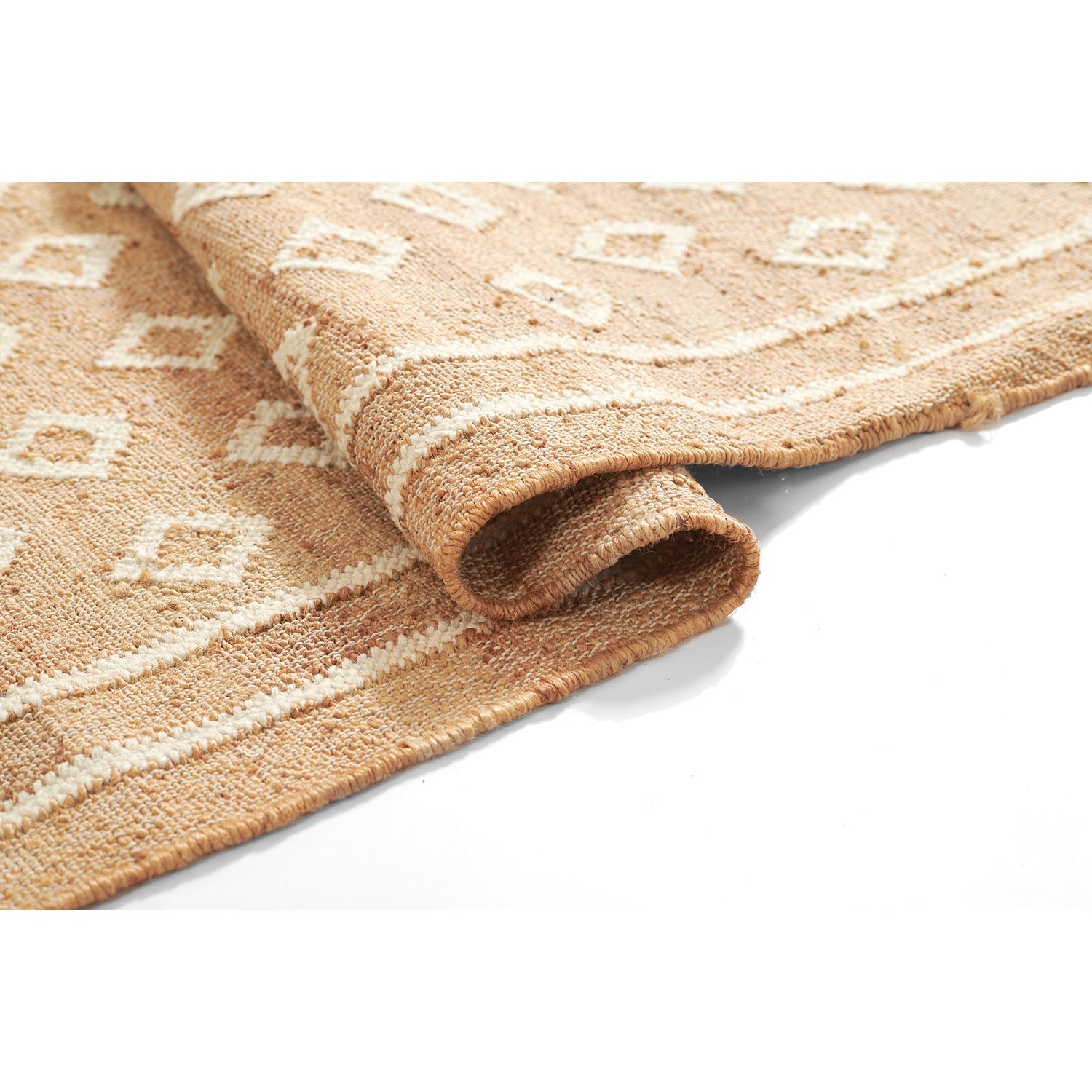 Erin Gates by Momeni Orchard Tiny Diamond Natural Hand Woven Rug
