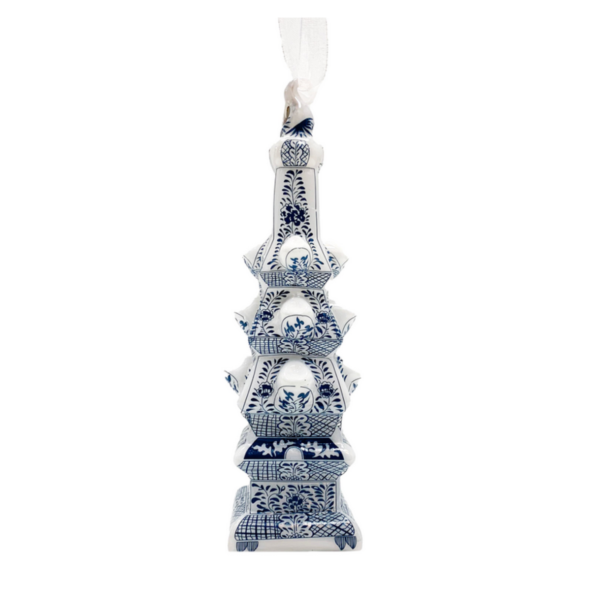 Blue Tulipiere Ornament (2 Sizes)
